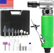 22000 RPM Mini Air Die Right Angle Grinder Kit Pneumatic Exhaust Polisher Tool