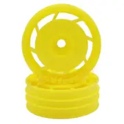 Kyosho 1/10 Buggy Ultima 8D 50mm Front Rim 2 pcs Fluorescent Yellow #UTH001Y
