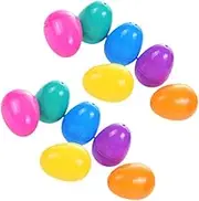 TOYANDONA 20pcs Eggs Clear Fillable Egg Shape Ball Candy Boxes Candy present Boxes Colorful Egg Fillable Eggs Candy Boxes Party Supply Ornament Plastic