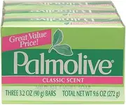 Palmolive Bath Bar Soap, 3.2 oz.. Bars, 3-Count