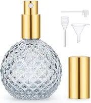 Segbeauty Perfume Bottle, 100ml Perfume Spray Bottle Glass, Perfume Atomizer Bottle Refillable, Portable and Leakproof, Travel Spray Bottle for Perfume, Cologne, Toner (Grey)