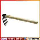 4-Claw Rake Garden Hand Rake Tool with Wooden Handle Agricultural Garden Tools