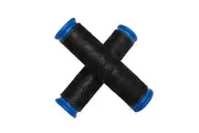 Blue Bicycle MTB BMX Cycle Road Mountain Bike Handle Bar Grips Rubber Hand-Grip