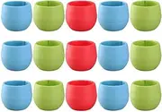 Plants Water Pot Home Decor Office Decor 15pcs Small Succulent Pots Plastic Mini Flower Planter Plant Holder Containers Decor for Home Office Random Color Home Decor Office Decor