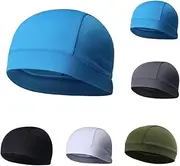 [VALICLUD] Men's Sports Headband Cap Quick Dry Cycling Beanie Black Running Cap Headband Comfortable Beanie for Men Women