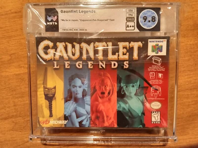 Brand New Sealed WATA 9.8 A++ Graded Nintendo 64 N64 Gauntlet Legends 1998