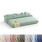 100% Cotton Percale Fitted Sheet, Twin Size, Pastel Turk, 1 Deep Pocket Fitte...