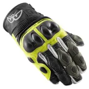 Nador Black Neon Yellow Green Motorcycle Gloves