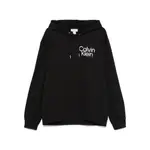 [Calvin Klein] Calvin Klein Logo-print Hoodie S BLACK