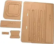 TEHAUX 1 Set Briefcase Template Leather Handbag Templates Leather Craft Patterns Handbags Work Bag DIY Briefcase Project Handbag Making Kit Sewing Bag Template Paper Khaki
