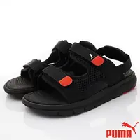 在飛比找樂天市場購物網優惠-PUMA運動童鞋休閒運動涼鞋380449-01黑(中大童段)