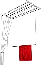 NR INDUSTRIES Stainless Steel Rust Proof Ceiling Clothes Hanger/Rack Roof Mount Cloth Dryer with Individual Drop Down Railers (NRI 5Feets)