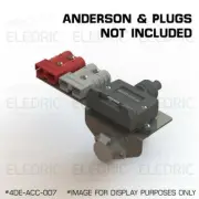 Anderson Plug 50 Amp Flat 7 Pin Trailer Socket Mount Bracket Reverse Camera - 07