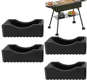 Grill Levelers, Heavy Duty Griddle Tool Leg Shims, BBQ Accessories, Durable Leveling Tools for Patio, Garden, Yard, Backyard, Camping for Safe and Stable Cooking Experience
