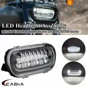 LED Headlight Day Running Light For '18-UP Harley Fat Bob FXFB FXFBS Hi/Lo Beam