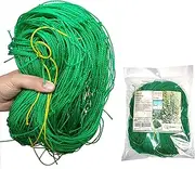 QueenBird Trellis Netting - Heavy Duty Garden Trellis Netting for Climbing Plants - 5 Feet X 15 Feet - Very Strong Support for Vegetables, Flowers, Clematis, Cucumber, Tomatoes, Bean and Vine Plants