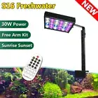 PopBloom Nano Led Aquarium Light Full Spectrum 30W Freshwater Plants Fish Tank