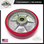 Pallet Jack Steer Wheel Assy Crown PTH (Ser #3-147099 and lower) Ultra-Poly ALUM