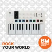 Arturia MiniLab MK3 MIDI Keyboard 25 Key - White - Belfield Music - BM