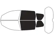 Rvinyl Window Tint Kit Fits Mitsubishi Outlander 2007-2013