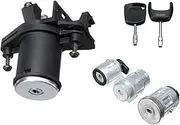 1 Set Lock Door Ignition Barrel with 2 Keys 1479660, for, for Ford, for, for Fiesta, MK V Fusion car Door Lock