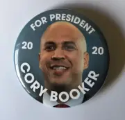 Presidential Hopeful Cory Booker Campaign Button (BOOKER-705)