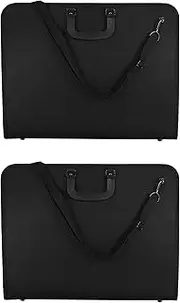 Mellisso 2X A3 Portfolio Expanding Folder File Organiser Office Document Carry Case
