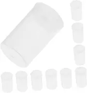 DOITOOL Film Roll Canisters Holder Lid 30pcs Plastic Film Storage Containers Fish Bait Bottle Easy Access Lid