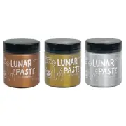Simon Hurley Create. Metallic Lunar Paste Bundle -Gold Rush, Silver Lining and