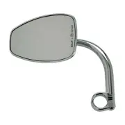 Biltwell Mirror Utility Tear. L, Handlebar Mount Chrome, For Harley-Davidson TÜV