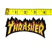 Embroidered Patch - Thrasher - Skateboarding - NEW - Iron-on/Sew-on