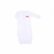 Magnolia Baby Scooting By Embroidered Convertible Gown.Small New with Tags