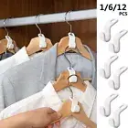 Holders & Racks Mini Clothes Hanger Connector Cascading Hook Closet Organizer