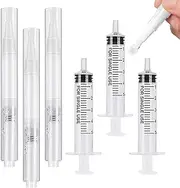 Touch Up Paint Brush, Fillable Paint, Furniture Repair Kit for Walls, Refillable Paint for Furniture Scratches Concealing, with Touchup Paint Syringe