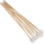 BUTIFULSIC 12Pcs Ear Wax Removal Sticks Durable Goose Hair Ear Cleaning Tools and Efficient Wax Removal Travel Supply for Daily Use