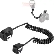 Neewer 4.2'/1.3M TTL off Camera Flash Speedlite Cord Compatible with Canon DSLR