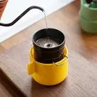 Manual Coffee Machine Grinder Adjustable Ceramic Burr Mill Hand Crank Crusher.