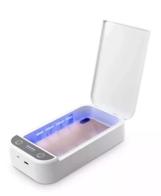New Brookstone UV Sterilizer Universal Smartphone Charger iPhone Android