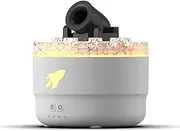 Cannon Humidifiers with Timer for Bedroom, Cannon Blast Aromatherapy Humidifier Diffuser, Essential Oil Aromatherapy Machine with Colorful LED Lights, Small Home Desktop (White)