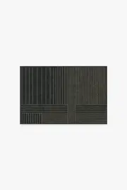 60' x 90' | Machine Washable Runner Rug | Kid & Pet Friendly | Indoor Rug | Bowie Charcoal Rug | Ruggable