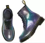 DR MARTENS WOMENS 1460 BOOTS PURPLE SAND SIZE UK 4, US 6 NWB