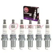 6 pcs NGK Ruthenium HX Spark Plugs for 1997-2000 Chrysler Cirrus 2.5L V6 - qd (for: Chrysler)