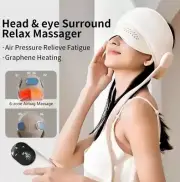 Air Pressure Head Massager Electric Head Eye Massager Graphene Heating Eye Hot