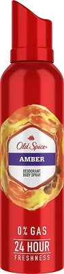 Old Spice Amber Deodorant No Gas Body Spray Perfume | 140 ml | Free Ship