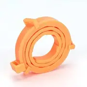 Adjustable pet Insect Repellent Collar cat and Dog Anti flea and tick Collar Washable pet Anti Mosquito pet Collar-Orange_62CM