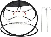 Golf Practice Cutting Rod Net Hitting Chipping Practice Cages Mats for Indoor Outdoor Use