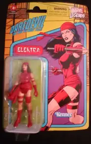 NEW Hasbro Kenner Marvel Legends Retro Elektra Natchios 3.75" inch Action Figure