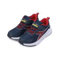 在飛比找ETMall東森購物網優惠-DIADORA 輕量寬楦慢跑鞋 藍紅 DA13077 大童鞋