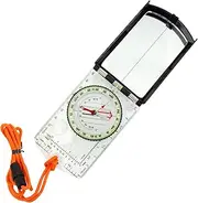 Sun Company ProSight Sighting Map Compass with Adjustable Declination - Lightweight Orienteering Baseplate Compass for Hiking, Backpacking, and Survival Navigation | Professional Grade Compass
