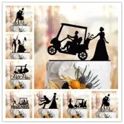 Golf Wedding Cake Topper Golfing Tee Sport Funny Bride Groom Mr Mrs